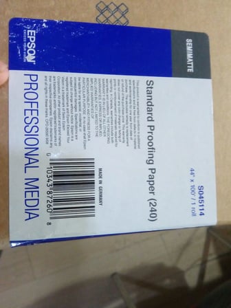 Epson S045114  orjinal Standart Prova Kağıdı (240). 44" X 100'. 1 Rulo (s045114)