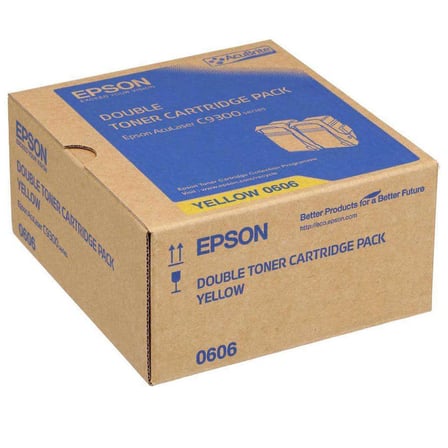 Epson C9300-C13S050606 Sarı Orijinal Toner İkili Paket