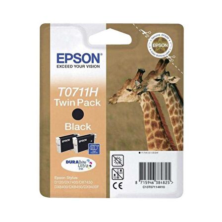 Epson T0711H C13T07114H20 Siyah Kartuş.Dx 4400