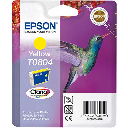 Epson T0804-C13T08044020 Sarı Orijinal Kartuş