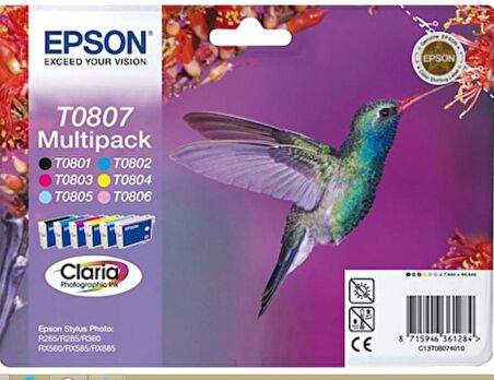 Epson T0807 C13T08074021 Kartuş