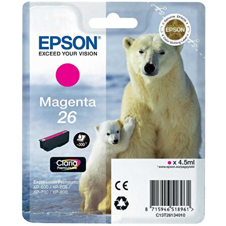 Epson 26-T2613-C13T26134020 Kırmızı Orijinal Kartuş