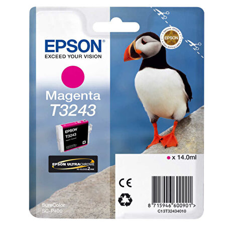Epson T3243-C13T32434010 Kırmızı Orijinal Kartuş