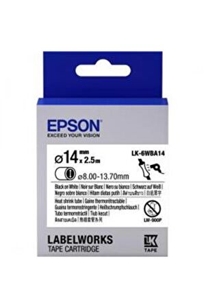 Epson LK-7WBN Standard Beyaz Üzeri Siyah 36MM 9Metre Etiket