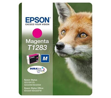 Epson BX305 SX125-425 Magenta Kırmızı Mürekkep Kartuş T12834022