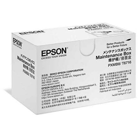 EPSON C13T671600 WF-C5XXX/M52XX/M57XX MAINTENANCE BOX WF-C5210DW-WF-C5290DW-WF-C5790DWF-WF-C5790DWF