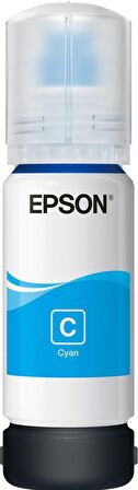 Epson 106 EcoTank Mavi Mürekkep Şişesi, 70 ml. L7160/L7180 (C13T00R240) Cyan