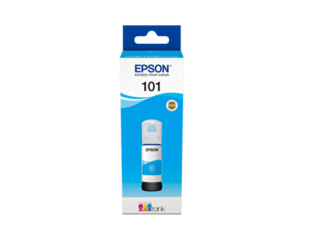 Epson 101 EcoTank Mavi Mürekkep Şişesi, 70 ml (C13T03V24A) Cyan