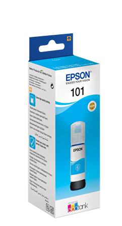 Epson 101 EcoTank Mavi Mürekkep Şişesi, 70 ml (C13T03V24A) Cyan