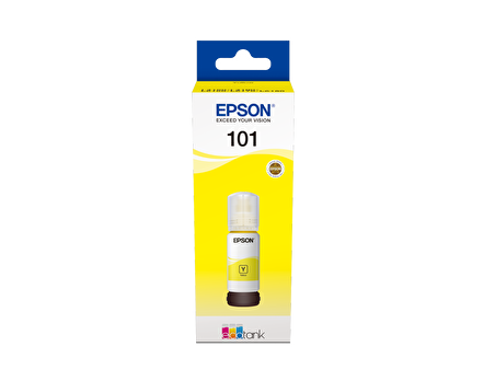 Epson 101 EcoTank Sarı Mürekkep Şişesi, 70 ml (C13T03V44A) Yellow