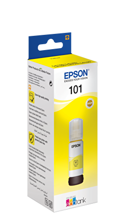 Epson 101 EcoTank Sarı Mürekkep Şişesi, 70 ml (C13T03V44A) Yellow