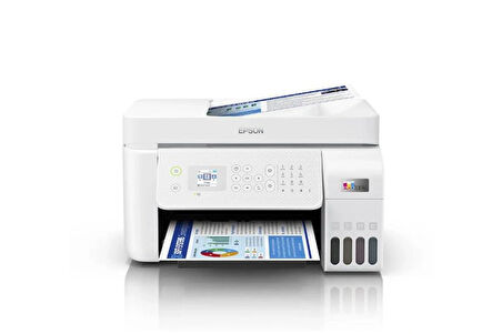Epson EcoTank L5296 Wi-Fi+Tarayıcı+Fotokopi+Faks Çok Fonksiyonlu Tanklı Yazıcı - BEYAZ