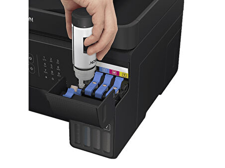 EPSON EcoTank L5590 Yazıcı+Tarayıcı+Fotokopi+Faks+ Wifi Mürekkep Tanklı Yazıcı Siyah
