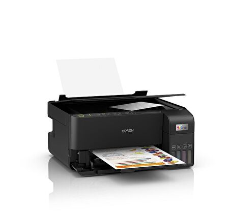 Epson Ecotank L3550 Wi-Fi Tarayıcı + Fotokopi Renkli Çok Fonksiyonlu Mürekkep Püskürtmeli Yazıcı