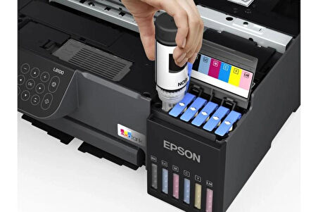 Epson EcoTank L8100 Wi-Fi + Tarayıcı + Fotokopi Renkli Çok Fonksiyonlu Tanklı Mürekkep Püskürtmeli Yazıcı