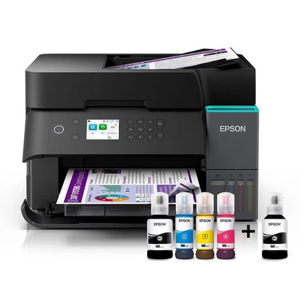 EPSON EcoTank L6370 Wi-Fi + Tarayıcı + Fotokopi Renkli Çok Fonksiyonlu Tanklı Mürekkep Püskürtmeli Yazıcı