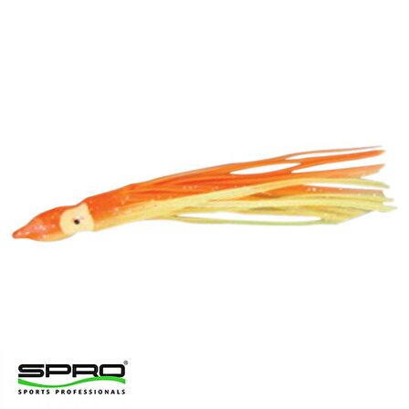 SPRO Octopus 12cm 7g Silikon Ahtapot Yem Turuncu 4ad