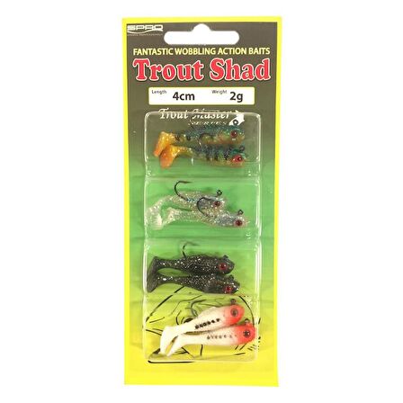 SPRO Troutmaster Shad 4Cm 2G 8'Li LRF Yem Seti