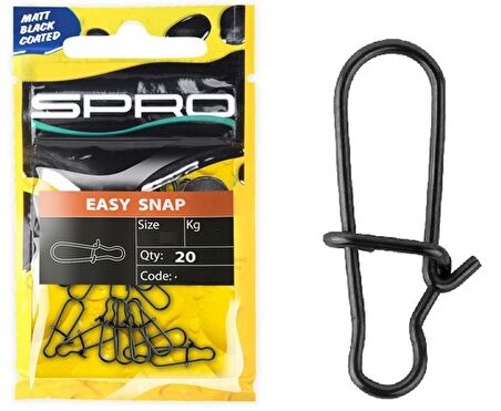 Spro MB Easy Snap Klips No:1 20lb 9kg