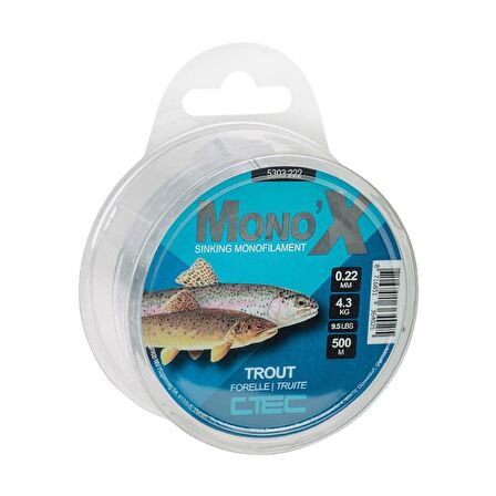 SPRO C-TEC MONO X TROUT 0.26mm 500m Misina 1/1