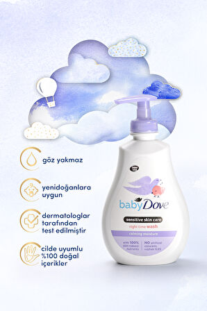 Bebekler İçin Papatyalı Nemlendirici Saç ve Vücut Şampuanı 400 ml