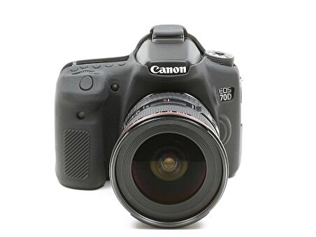 EasyCover Canon 70D Silikon Kılıf ECC70DB (Siyah)