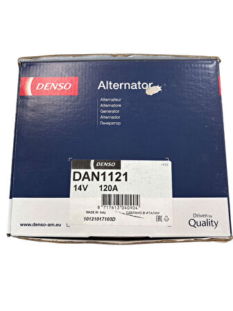 DENSO DAN1121 FİAT 14V 120A ALTERNATÖR