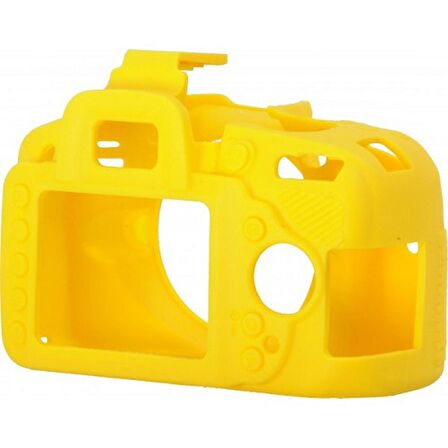 EasyCover Nikon D3200 Silikon Kılıf  ECND3200Y(Sarı)