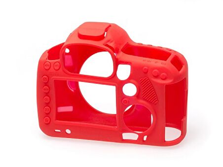 EasyCover Canon 5D Mark III / 5Ds / 5DsR Silikon Kılıf (Kırmızı)