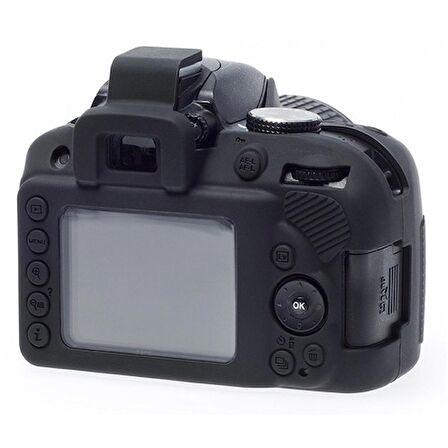 EasyCover Nikon D5300 Silikon Kılıf ECND5300B (Siyah)