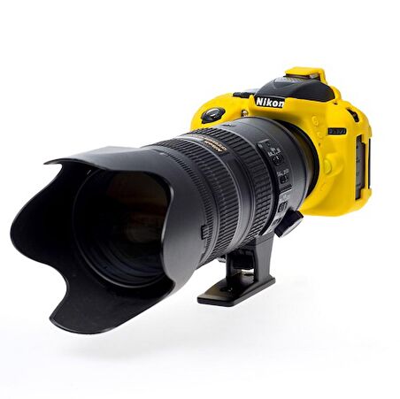 EasyCover Nikon D5300 Silikon Kılıf ECND5300Y (Sarı)
