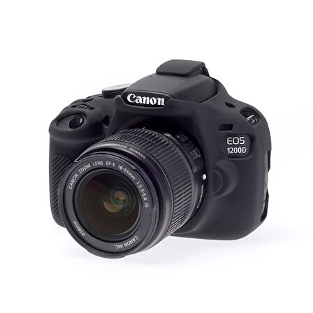 EasyCover Canon 1200D Silikon Kılıf ECC1200DB (Siyah)