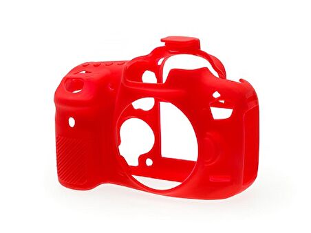 EasyCover Canon 7D Mark II Silikon Kılıf ECC7DR2 (Kırmızı)