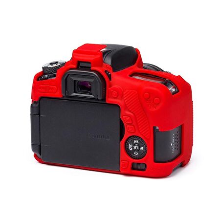 EasyCover Canon 760D Silikon Kılıf ECC760DR (Kırmızı)