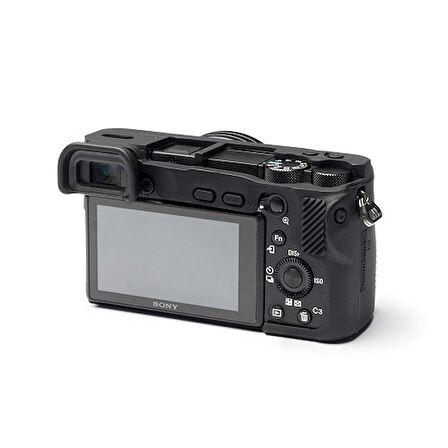 EasyCover Sony A6500 Silikon Kılıf  ECSA6500B (Siyah)