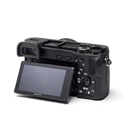 EasyCover Sony A6500 Silikon Kılıf  ECSA6500B (Siyah)