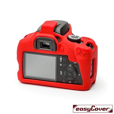 EasyCover Canon 4000D Silikon Kılıf ECC4000DR (Kırmızı)