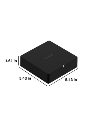 Sonos Port Kablosuz Ağ Müzik Oynatıcı, Hi-Fi Ses Aktarım Cihazı, Streaming Müzik Desteği, Wi-Fi ve AirPlay 2