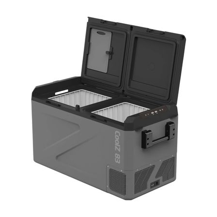Pro-User CoolZ 83 83L 12/24/230V -20°C Çift Bölmeli Kompresörlü Taşınabilir Buzdolabı