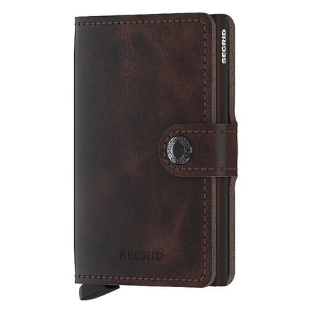 Secrid Miniwallet Vintage Kartlık Cüzdan, Ç.Kahve