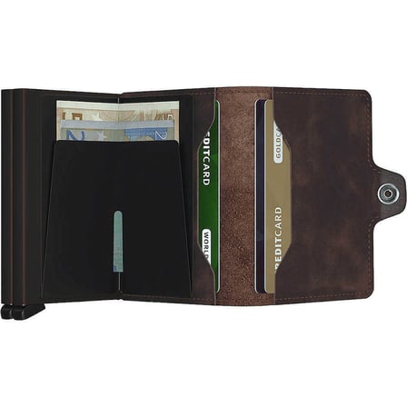 Secrid Twinwallet Vintage Kartlık Cüzdan, Ç.Kahve