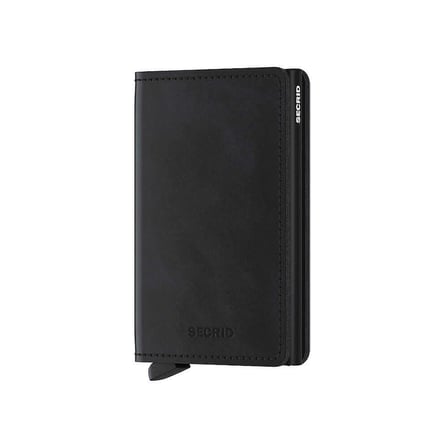 Secrid Slimwallet Vintage Kartlık Cüzdan, Siyah