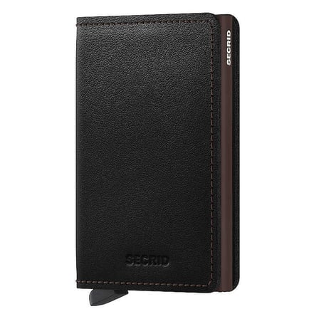 Secrid Slimwallet Original Kartlık Cüzdan, Siyah-Kahve