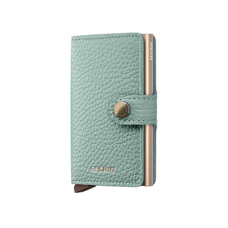 Secrid Miniwallet Pebble Kartlık Cüzdan, Su Yeşili