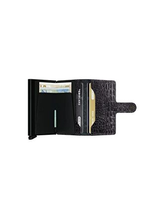 Secrid Miniwallet Nile Black, N/a - %100 Orjinal Avrupa Derisi Cüzdan