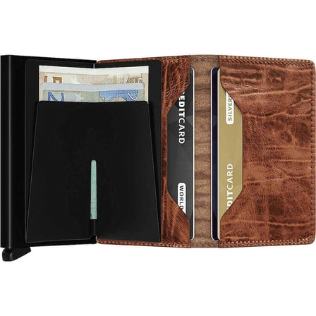 Secrid Slimwallet Dutch Martin Kartlık Cüzdan, Kahve