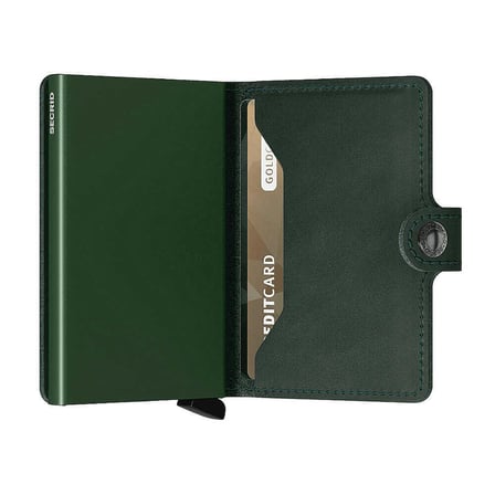 Secrid Miniwallet Original Kartlık Cüzdan, Yeşil