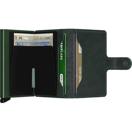 Secrid Miniwallet Original Kartlık Cüzdan, Yeşil