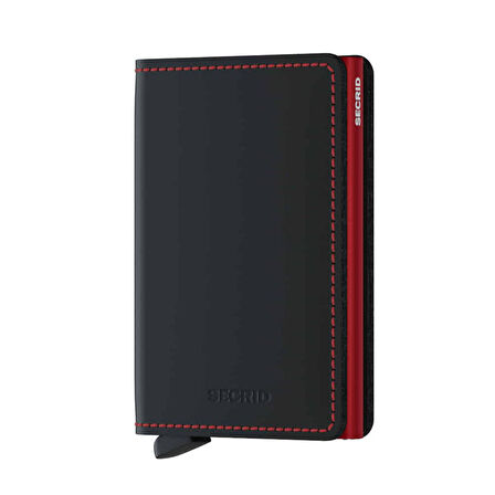Secrid Slimwallet Matte Black& Red