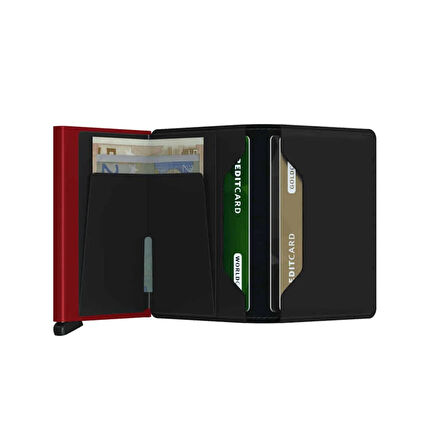 Secrid Slimwallet Matte Black& Red